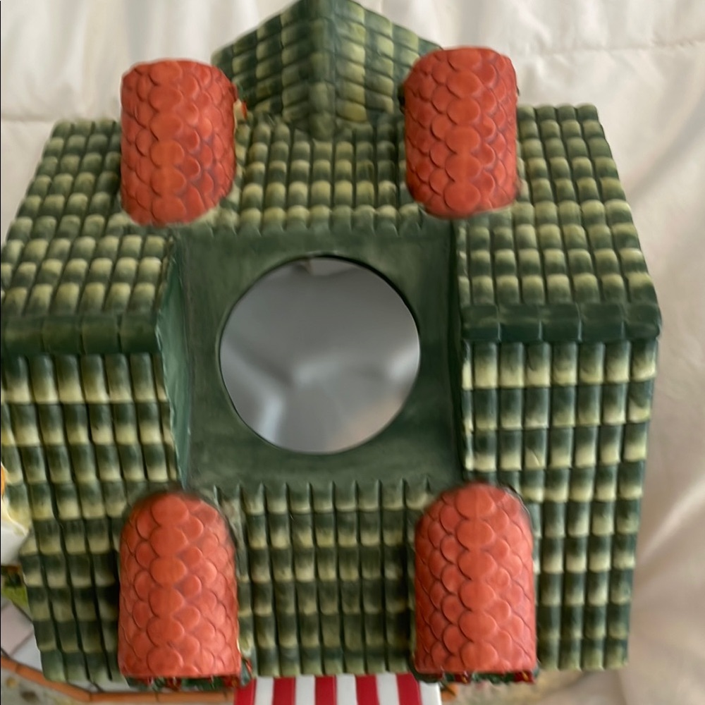 PartyLite Multicolor Clock Tower Candle Holder - Picture 6 of 10